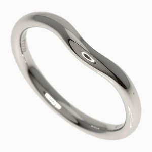 Curved Band Ring in Platinum from Tiffany & Co.