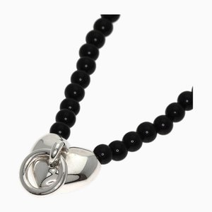 Heart Knock Onyx Necklace from Tiffany & Co.