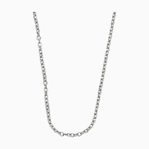 TIFFANY chain necklace K18WG 46cm 60011306