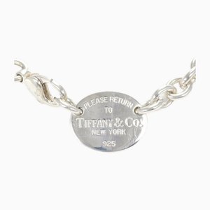 Collar de plata con punta de retorno de Tiffany & Co.