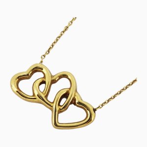 Necklace with Triple Heart in Yellow Gold from Tiffany & Co.