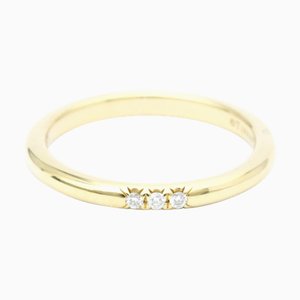 Anillo de bodas de diamantes TIFFANY Forever Oro amarillo [18K] Anillo de banda de diamantes de moda Oro