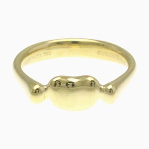 TIFFANY Bean Yellow Gold [18K] Fashion No Stone Band Ring in oro