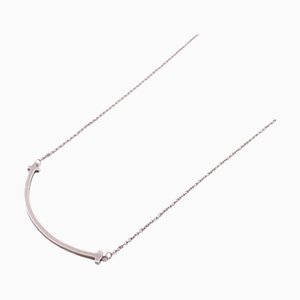 TIFFANY&Co. T Smile 925 1.9g Collana Argento Donna Z0005014