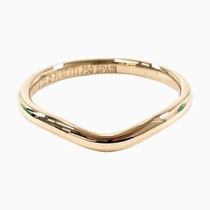 TIFFANY & Co. Anillo Elsa Peretti curvado K18 Yellow Gold 9.5 para mujer