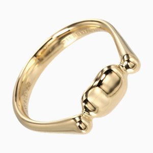 TIFFANY Bean Ring Größe 9,5 4,15g K18 YG Gelbgold &Co.