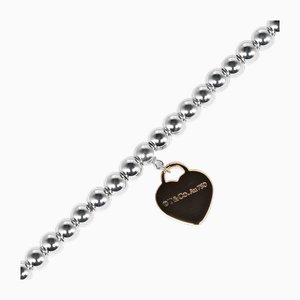 Return to Heart Tag Beads Bracelet in Silver from Tiffany & Co.