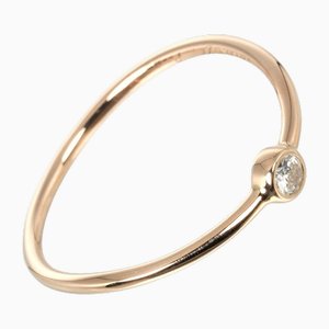 Wave Ring in Pink Gold with Diamond from Tiffany & Co.