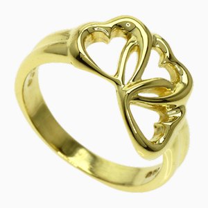 Triple Heart Ring in Yellow Gold from Tiffany & Co.