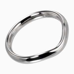 Curved Band Ring in Platinum from Tiffany & Co.