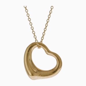 Open Heart Necklace in 18k Yellow & Gold from Tiffany & Co.