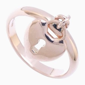 Heart Lock Ring in Pink Gold from Tiffany & Co.
