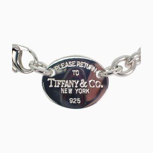 TIFFANY 925 Return to Oval Tag Necklace