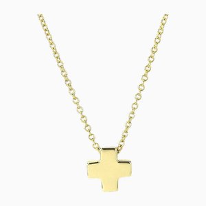 Collar con cruz romana de oro amarillo de Tiffany & Co.
