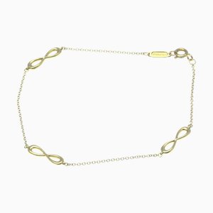 TIFFANY Infinity Endless Bracelet Yellow Gold [18K] No Stone Charm Bracelet