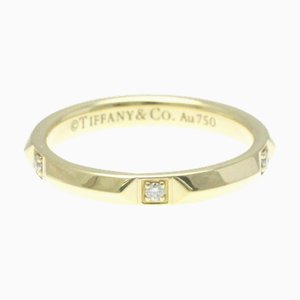Anillo de banda de diamantes de moda TIFFANY True Bundling en oro [18K]