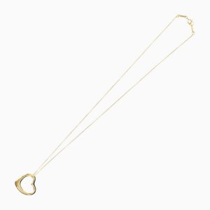 Collar de corazón abierto en oro de Tiffany & Co.