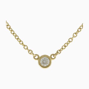Yellow Gold & Diamond Visor Yard Necklace from Tiffany & Co.