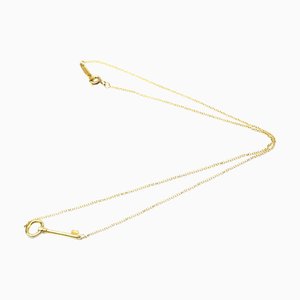 Collier clé ovale TIFFANY en or jaune [18K] sans pierre hommes, femmes collier pendentif mode [or]