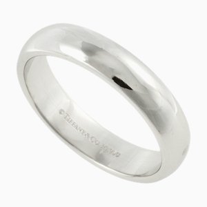 TIFFANY & Co. Anello classico a fascia platino Pt950 n. 10 Matrimonio