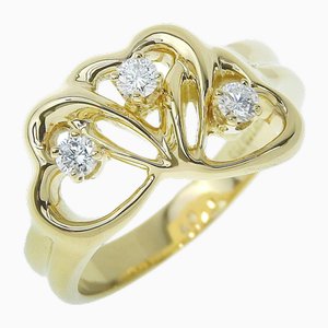 Triple Heart Ring in Yellow Gold from Tiffany & Co.