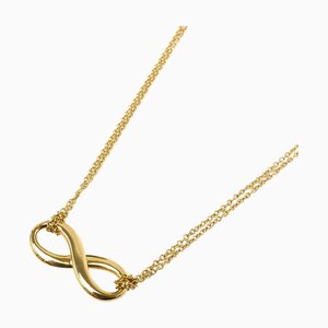 TIFFANY & Co. K18YG Collar infinito de oro amarillo 4.5g 40cm Mujer
