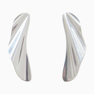 Tiffany & Co. Earrings Jewelry Accessories Silver Plated Curve Elsa Peretti High Tide Sv925 Elegant, Set of 2