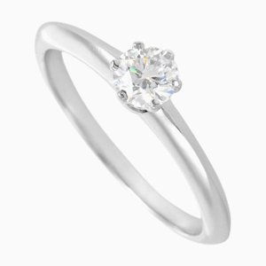 TIFFANY&Co Diamond 0.29ct Solitaire Ring Pt950 #12.5