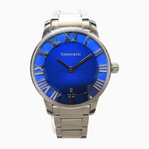 Uhr mit blauem Zifferblatt von Tiffany & Co.