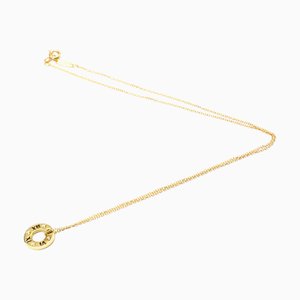 TIFFANY Atlas Pierced Necklace Yellow Gold [18K] Diamond Men,Women Fashion Pendant Necklace [Gold]