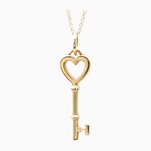 Pink Gold Heart Key Necklace from Tiffany & Co.