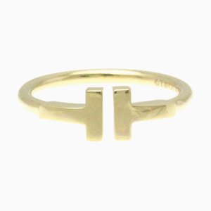 TIFFANY T Wire Ring Yellow Gold [18K] Fashion No Stone Band Ring Gold