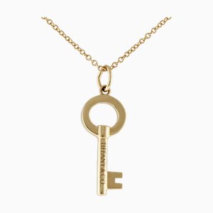 TIFFANY Modern Key Necklace 18K Women's &Co.