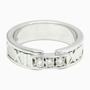 Silver Atlas White Gold Ring from Tiffany & Co.
