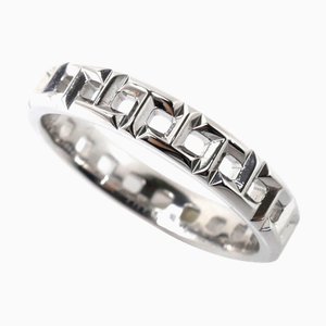 TIFFANY&Co. K18WG White Gold T True Narrow Ring 62508213 No. 7.5 2.8g Women's