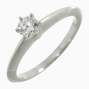 Solitaire Diamond Ring in Platinum from Tiffany & Co.