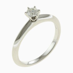 TIFFANY Solitaire 0.21ct I-VS1 Ring Nr. 9.5 Pt950 Platin Diamant Ladies &Co.