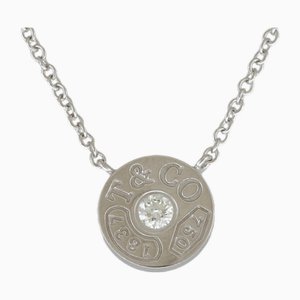 837 Circle Round Necklace in White Gold & Diamond from Tiffany & Co.
