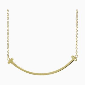 TIFFANY Smile Yellow Gold [18K] Women,Men Pendant Necklace