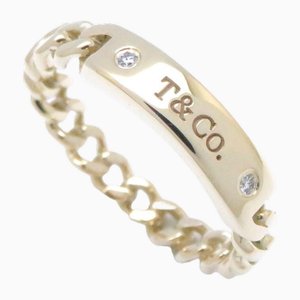 Microlink Ring aus Diamant & Gelbgold von Tiffany & Co.