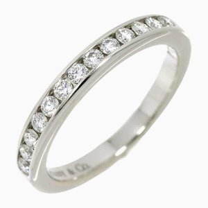 Halbdiamant & Platin Ring von Tiffany & Co.