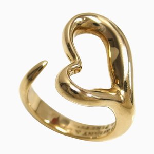 TIFFANY Elsa Peretti open heart ring size 8.5