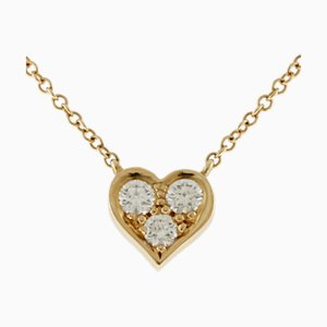 Collier diamant TIFFANY Sentimental Heart 18K Women's & Co.