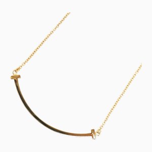 Pink Gold T Smile Necklace from Tiffany & Co.