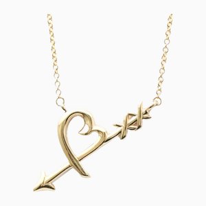 Collar con forma de flecha en forma de corazón en oro rosa de Tiffany & Co.