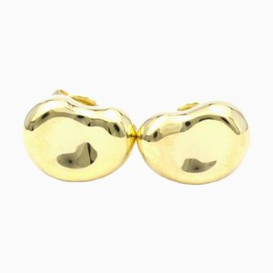 Aretes Tiffany Bean No Stone de oro amarillo [18 k] en oro. Juego de 2