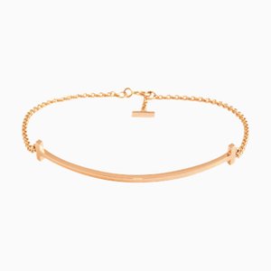 TIFFANY & Co. T Smile Bracelet K18PG Femme