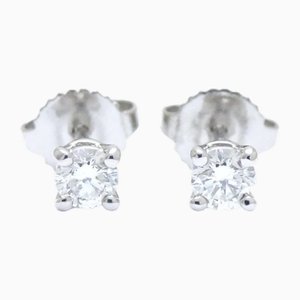 Diamond Earrings in Platinum from Tiffany & Co., Set of 2
