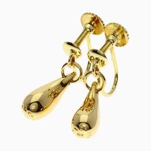 Boucles d'oreilles Tiffany & Co. Teardrop K18 Or jaune pour femmes, Set de 2