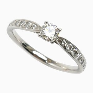 Platinum Harmony Ring with Diamond from Tiffany & Co.